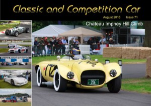 Classic and Competition Car – August 2016 cover