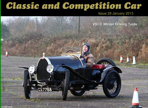 January issue of Classic and Competiton Car available to download cover