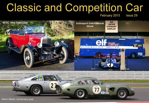 February issue of Classic and Competition Car cover