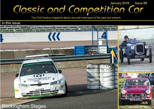 Classic and Competition Car - January 2018 cover