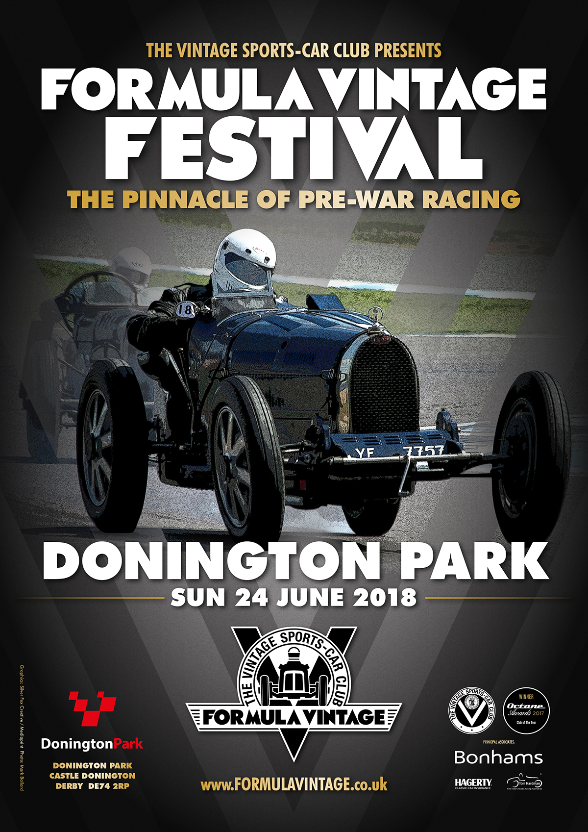 VSCC To Return to Donington Park for inaugural Formula Vintage Festival cover