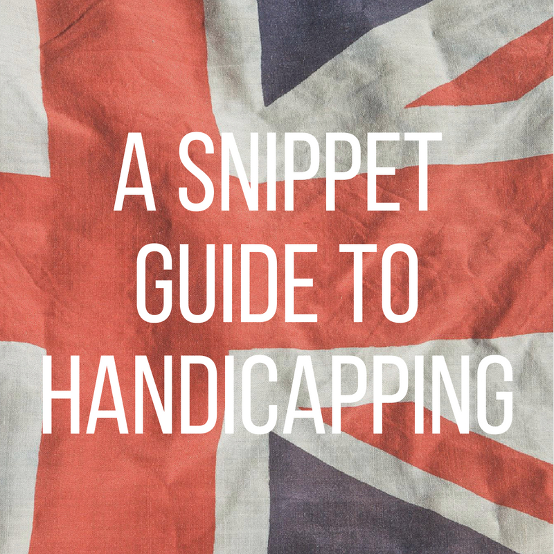 Snippet Guide to Handicap Racing cover