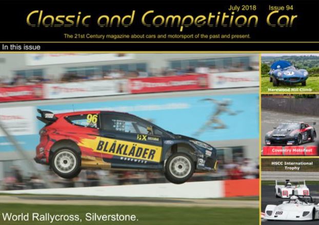 Classic and Competition Car July Issue cover