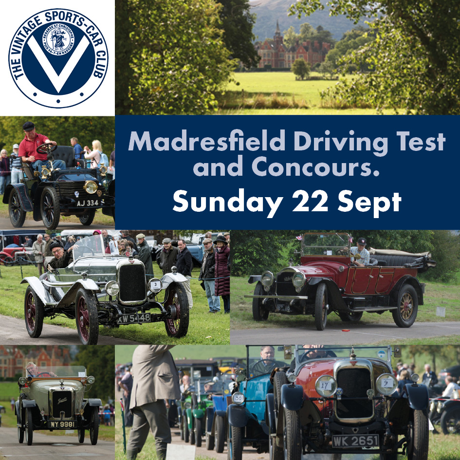 Madresfield Driving Test and Concours - This Weekend cover