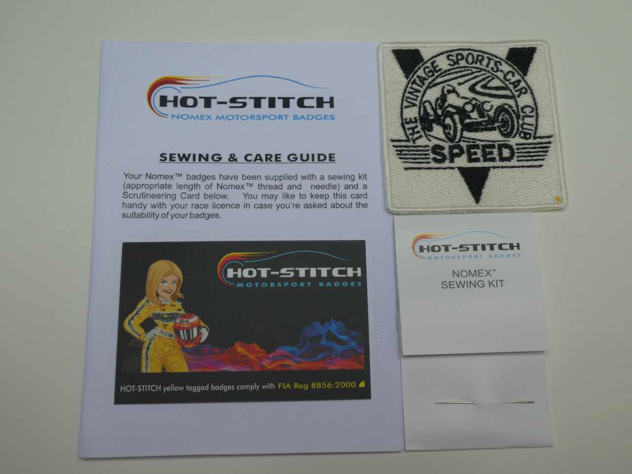 Sew on Fireproof Badge - Speed Logo cover