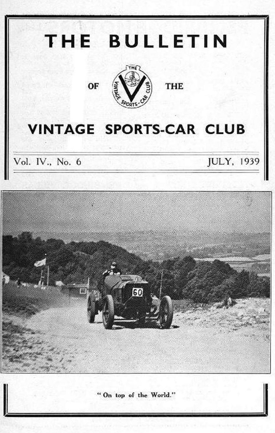 Le Vintagisme au Mans 1939.   Lewes.   Sparkling Towers S.E. 19 cover