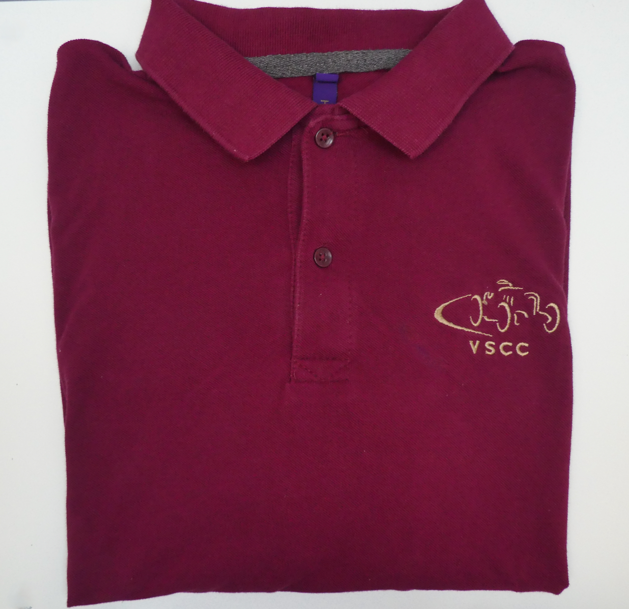 Polo Shirt * Limited Edition * Burgundy with Stylised Logo cover