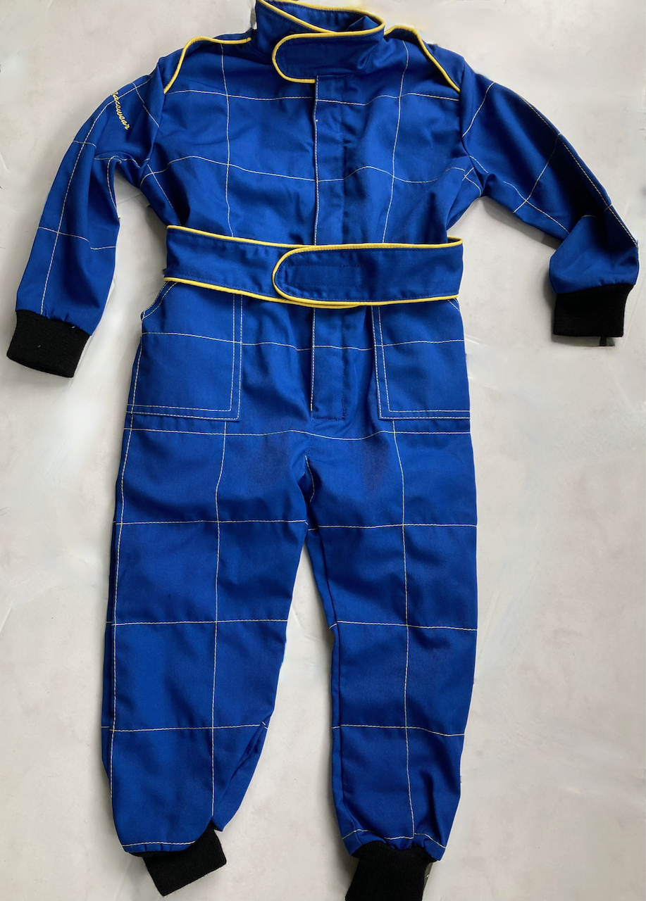 Childs Race Suit - Blue (Ages 1-7 years) cover