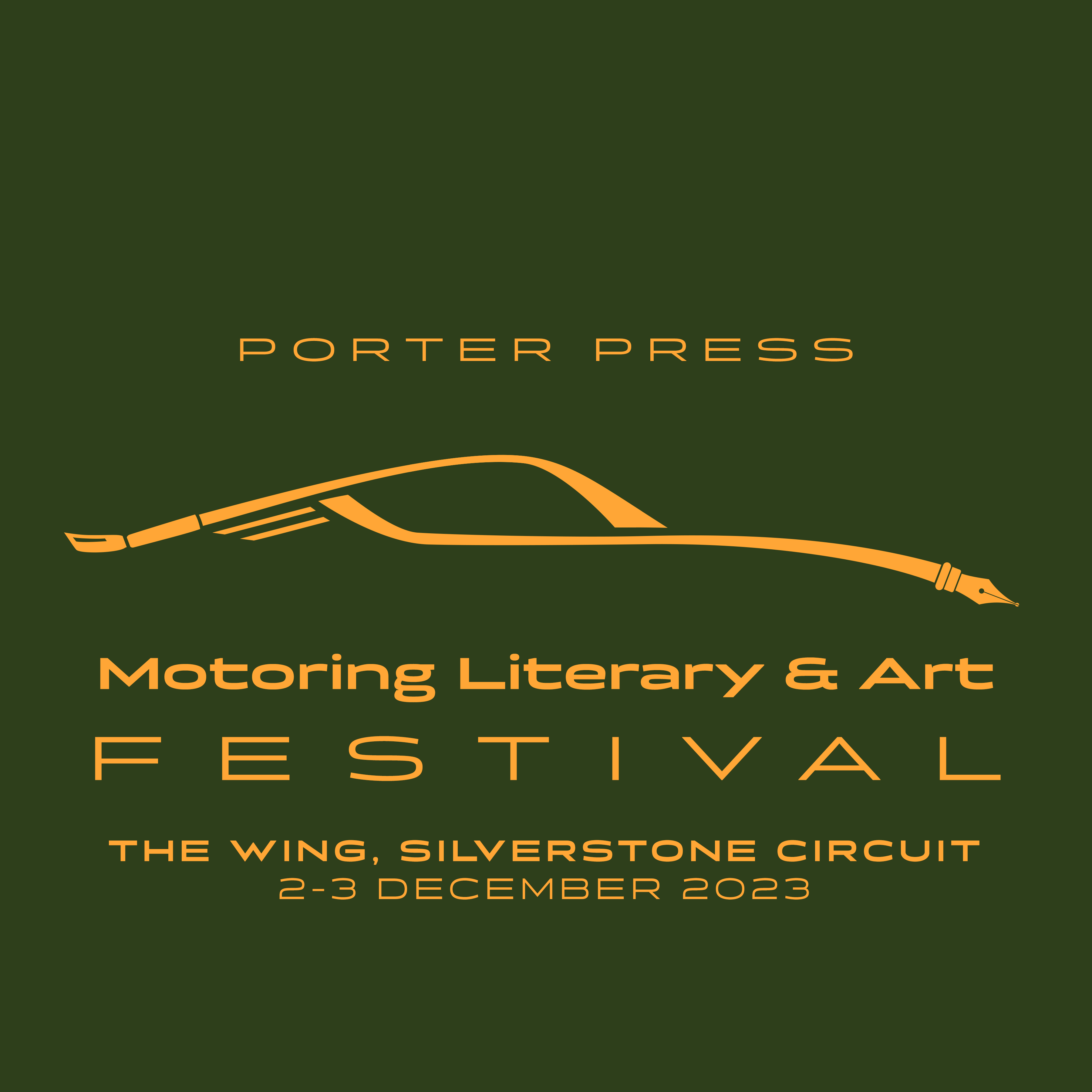 December The Porter Press Motoring Literary and Art Festival, 2nd & 3rd December