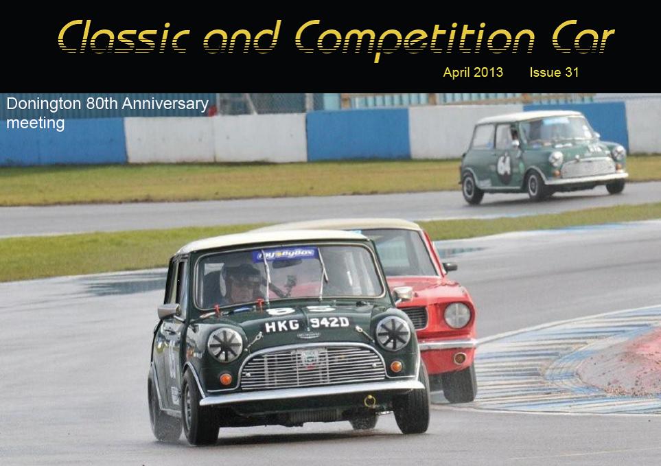 April edition of Classic and Competiton Car cover