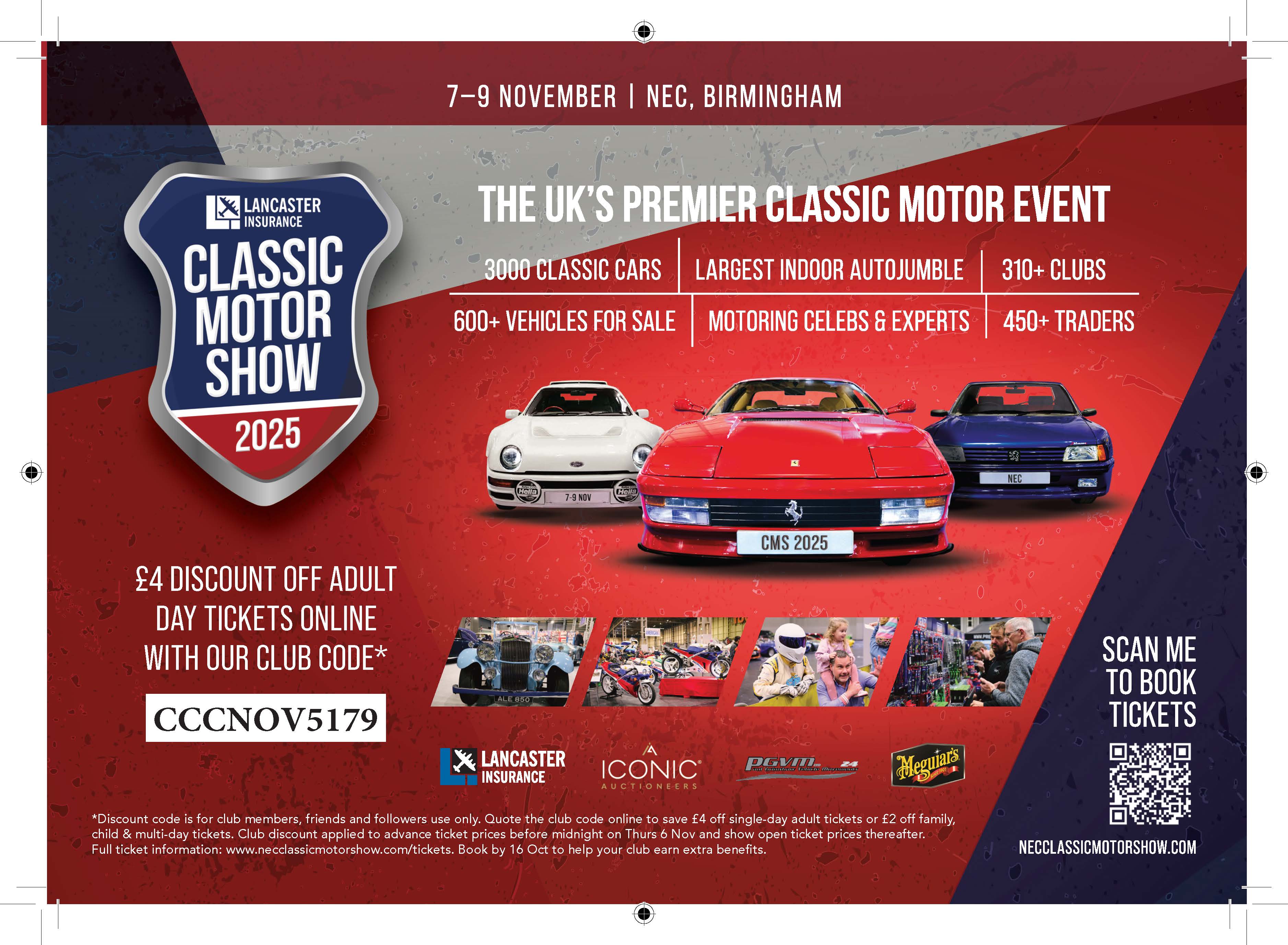 The Classic Motor Show at the NEC will soon be upon us