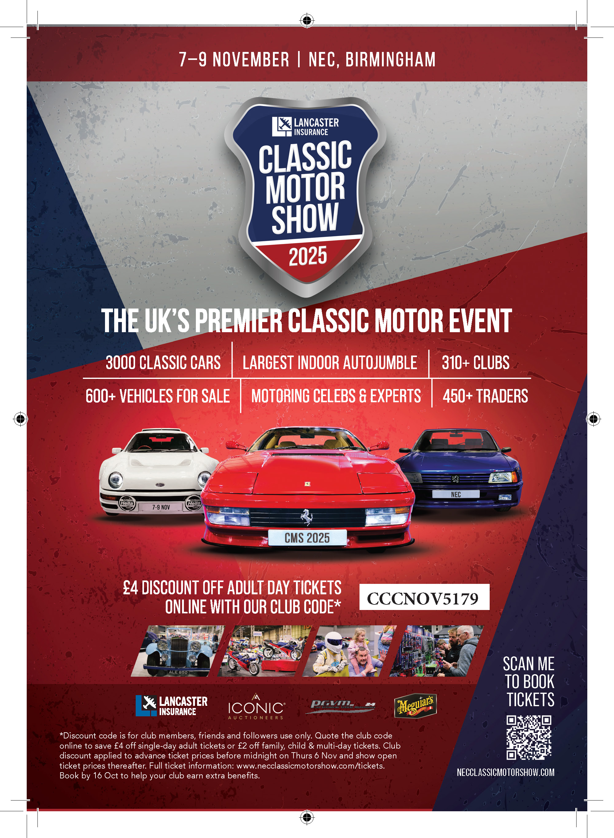 We can’t wait for the NEC Classic Motor Show