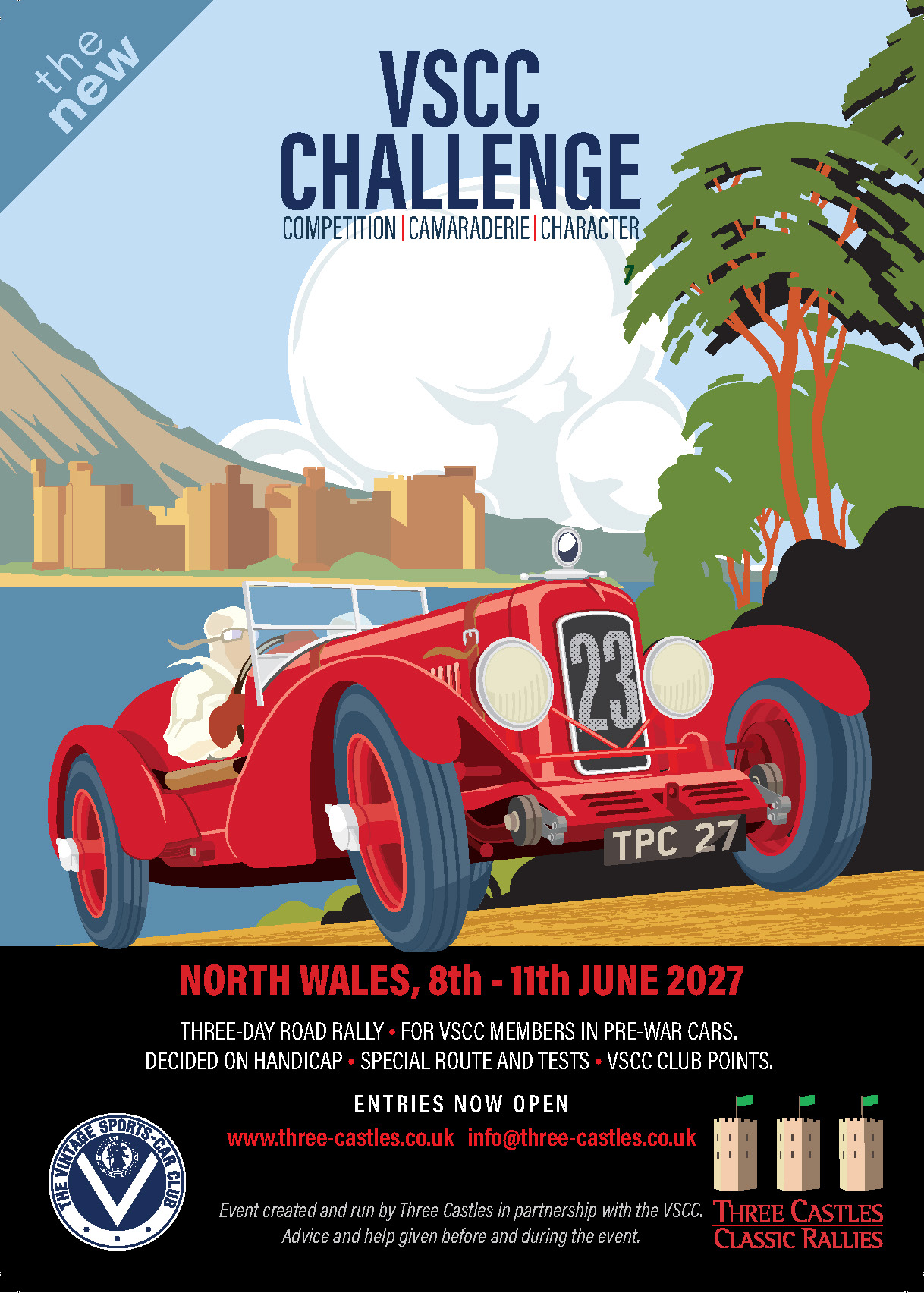 The Three Castles VSCC Challenge is open, and it