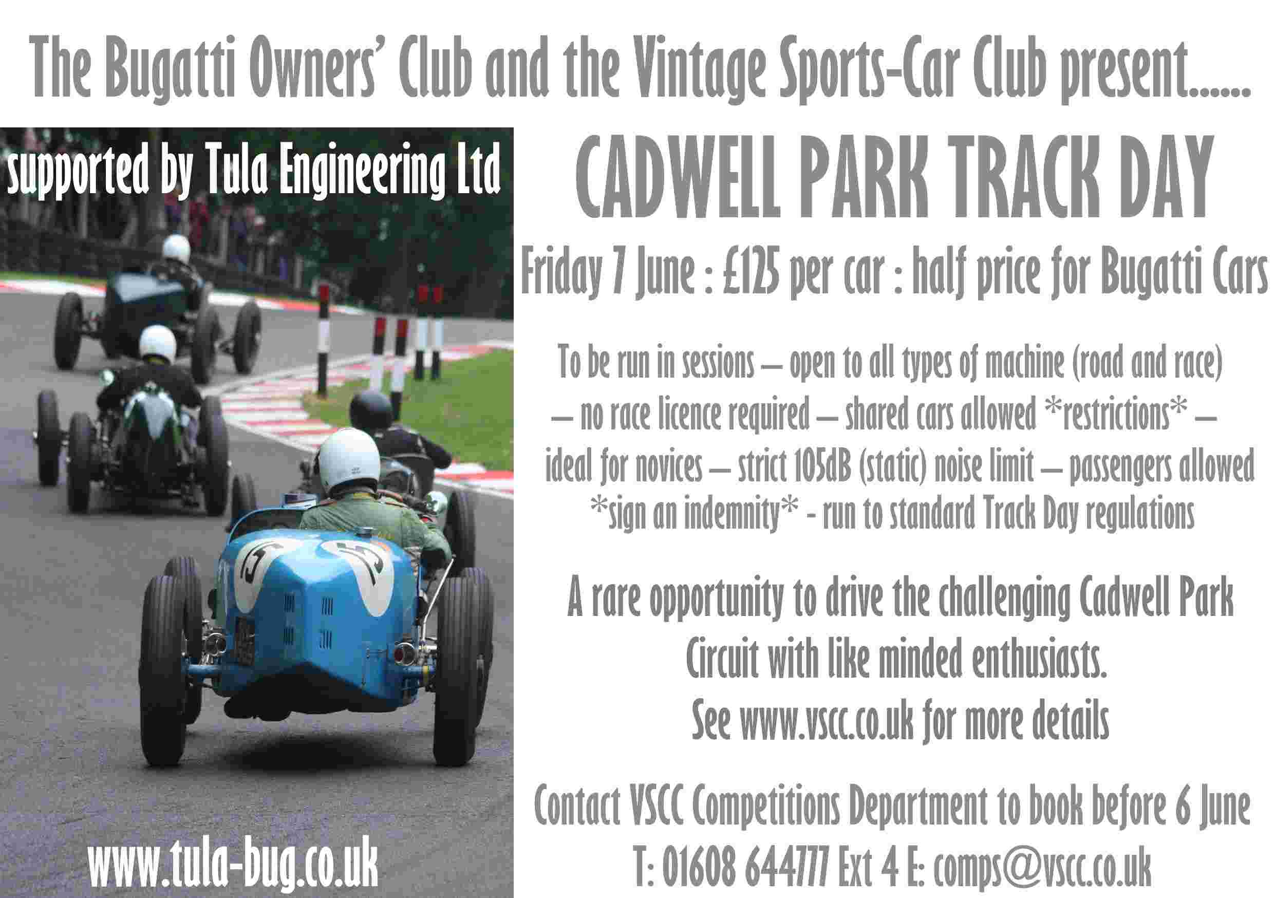 Cadwell Park Track Day Friday 7 June: Last chance to enter! cover