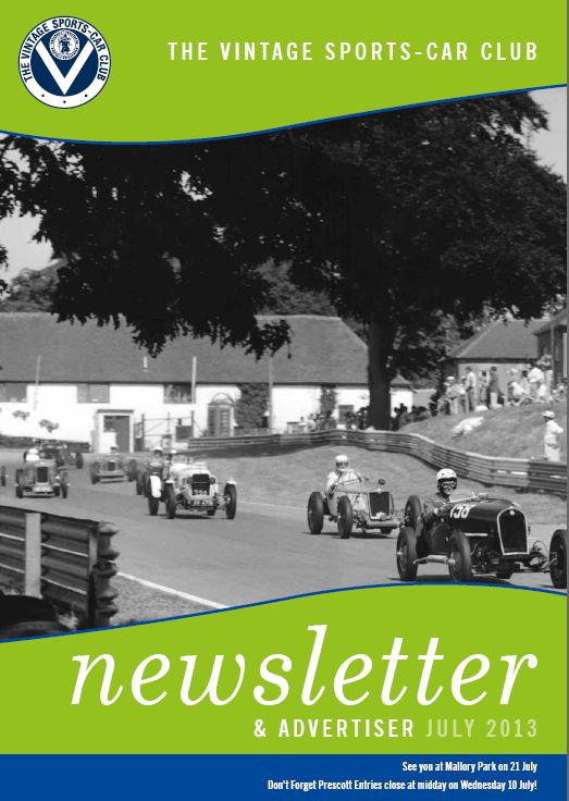  July Newsletter cover