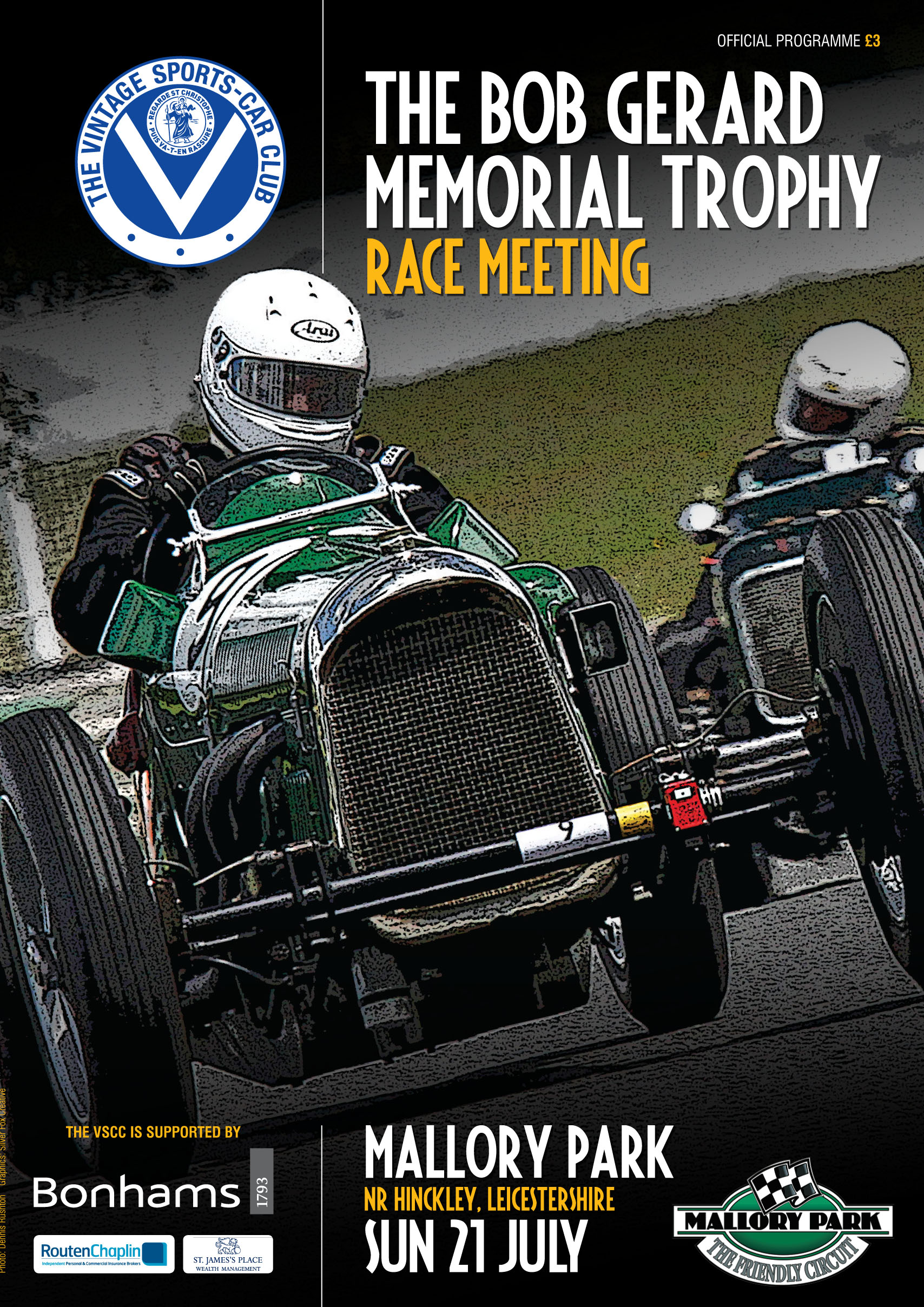 VSCC Racers show their support for Mallory Park with a superb turnout for the Bob Gerard Memorial Trophy Race Meeting this Sunday cover