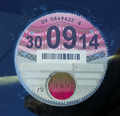 Car-tax-disc