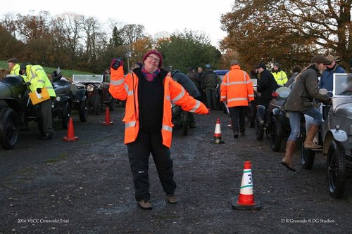 Daft marshalling photo on the Cotswold