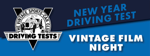 DRIVING TEST HEADER - Vintage Film Night