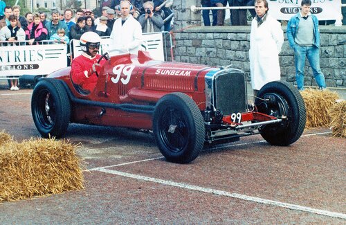 1925 Sunbeam Tiger at the 1990 Weston Speed Trials