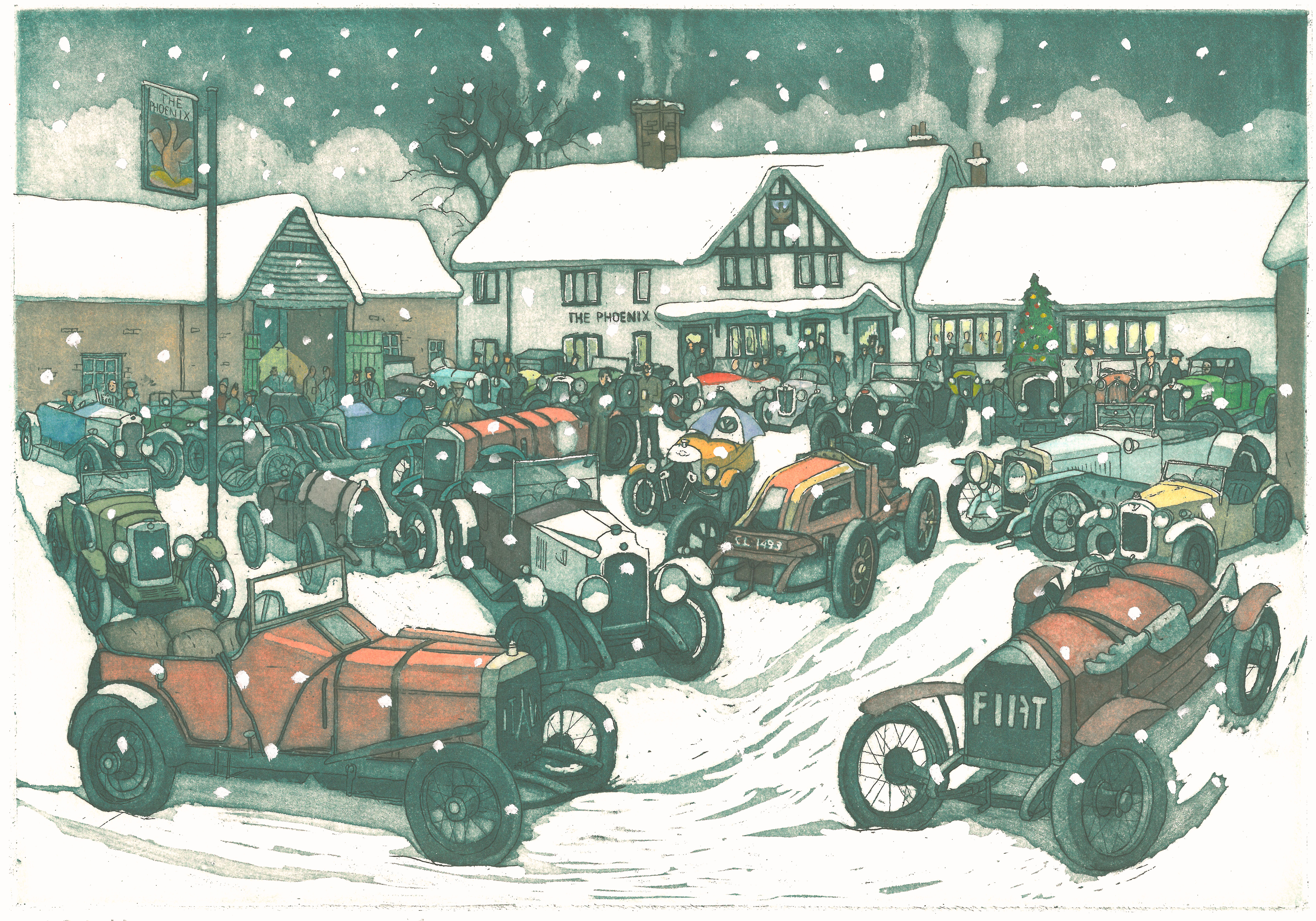 Richard Wade 2013 VSCC Christmas Card now available cover