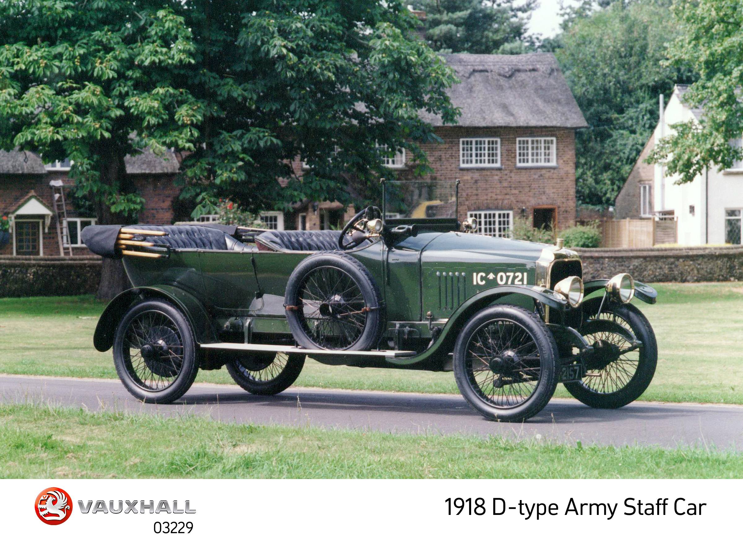 Vauxhall D Type Army Staff Car, Star of Academy Award and BAFTA Nominated Blockbuster Film,